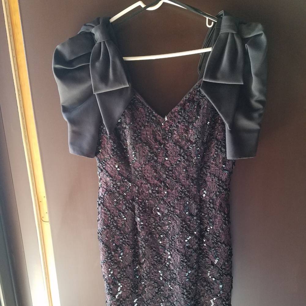 Late Edition Ltd Vintage Purple Sequined Dress